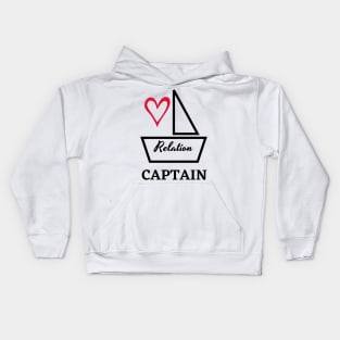 "Relation" ship captain Kids Hoodie